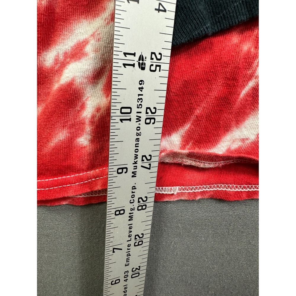 Simply Southern Christmas Dog Tie Dye Long Sleeve Shirt Red Black Large - Picture 7 of 11